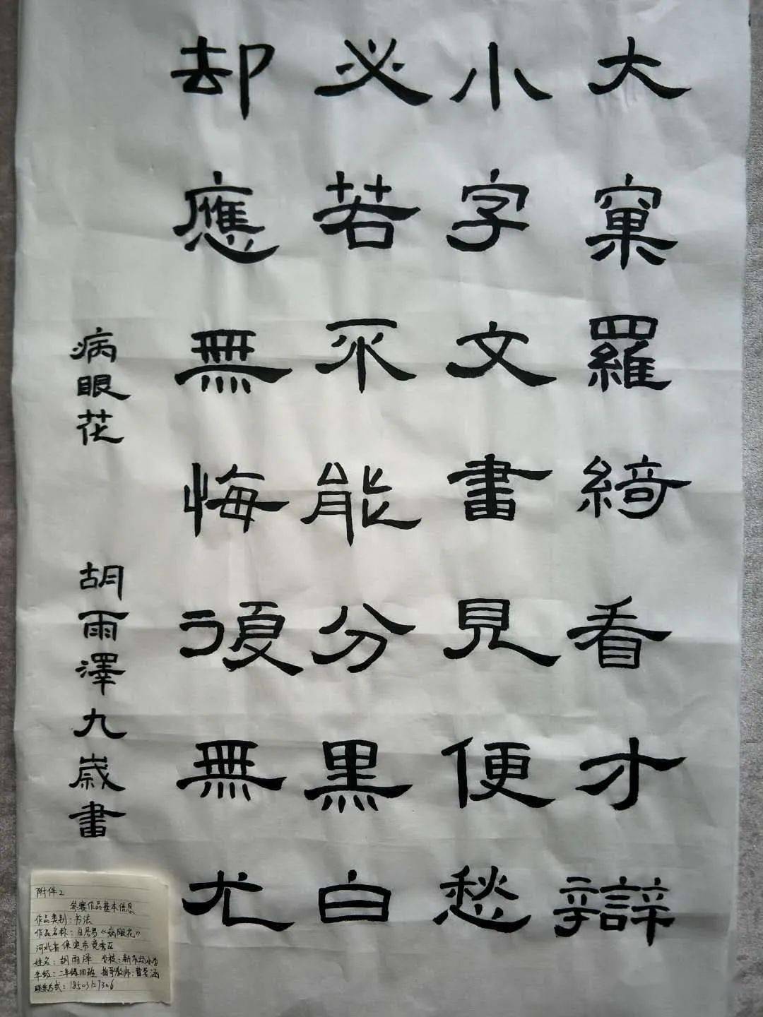 字若教育 翰墨繪光明——XX小學(xué)“全國愛眼日”主題教育活動紀實